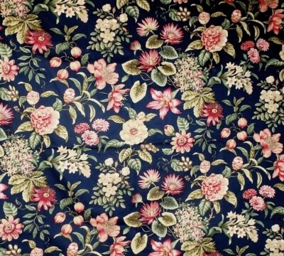 TELA FLORAL 2 1/2 YARDAS 5ª AVENIDA / COVINGTON ~ BELVIDERE ~ CORTINAS DE TAPICERÍA Foto 1 de 2