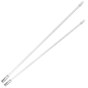 2 Piezas Barra Ciega Palos Verticales Cortina Accesorios Inclinable - Imagen 1 de 12