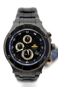 CASIO EDIFICE Hombre EFX500BB-1A Negro 3 subesferas Pulsera de acero - Imagen 1 de 5