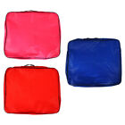  3 Pcs Red Oxford Cloth Square Roller Skate Bag Skates Container