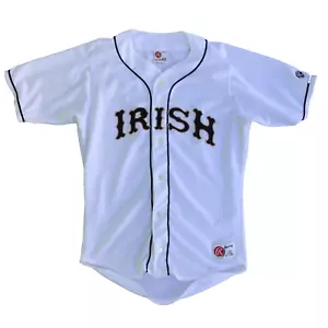 VTG Rawlings NCAA Notre Dame Fighting Irish Baseball Jersey Men Sz 42 USA Made - Picture 1 of 11