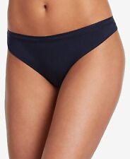 Jockey Womens Supima Cotton Allure Thong Imperial Navy Size Small