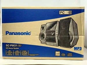 Panasonic SC-PM31 CD Stereo System Boombox - New In Box - 5CD Changer, MP3, 160W - Picture 1 of 7