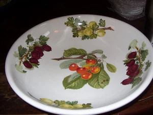 PORTMEIRION POMONA GIANT LOW BOWL RAREST WILMOT & SHEBA GOOSEBERRIES & CHERRY!!! - Picture 1 of 7
