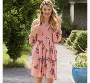 NWT Matilda Jane Let's Go Out Boho Bohemian Floral Print Dress Size Small - Picture 1 of 15