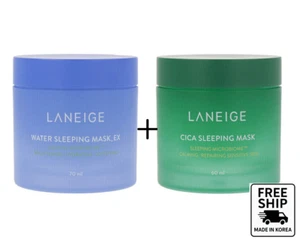 LANEIGE Sleeping Mask Duo Set – Water 70ml + Cica 60ml | Korean Skincare set - Picture 1 of 5
