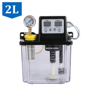 CNC Electromagnetic Lubricant Pump Automatic Lubricating Oil Pump 2L 110V - Picture 1 of 7