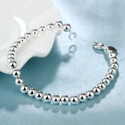 Bracciale Braccialetto unisex in metallo placcato argento 925 - Idea regalo - Immagine 1 di 2