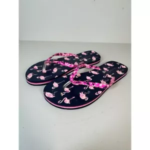Vera Bradley Flamingo Flip Flops Zehenstegsandalen bequem Freizeit Damen Gr. L (9) - Bild 1 von 8