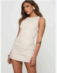 Princess Polly Women’s Yumiko Romper Cream Sz: 4 NWT - Picture 1 of 11
