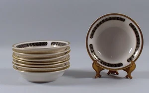 Pickard BLACK SAPPHIRE Porcelain Fruit/Dessert Bowls Lot of 8 - Afbeelding 1 van 3