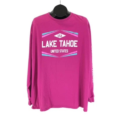 Camiseta De Colección Delta Pro Weight Lake Tahoe Estampado Gráfico Adulto 2XL 100% Algodón Foto 1 de 4