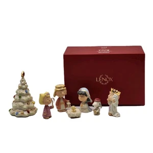 Lenox Peanuts The Christmas Pageant 7-teiliges Krippenset Snoopy NEU IM KARTON - Bild 1 von 18