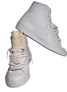 Nike Blazer Mid 77 Womens Size 8 High Top White Sneakers - Picture 1 of 6