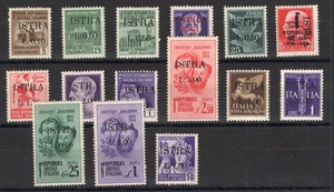 Occup. Jugoslava Istria (Pola) 1945 Soprast. "Istra", serie n° 22/36. Certificat - Picture 1 of 2