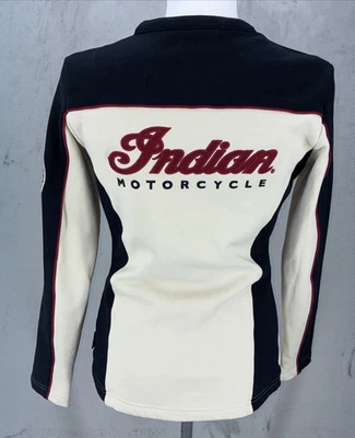 Chaqueta de motocicleta Indian para mujer pequeña textil forrada de vellón Zoe Foto 1 de 4