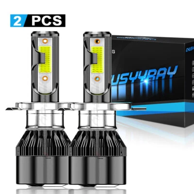 For Yamaha YZF R6 R6S 1999-2002 H4 Xenon White Bright LED Headlight Bulbs Lights - Image 1 of 4