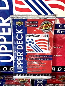 1994 UPPER DECK WORLDCUP CONTENDERS SET Soccer PACK 10 Cards ENGLISH/SPANISH OVP - Bild 1 von 21