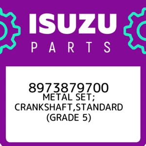 8973879700 Isuzu Metal set; crankshaft,standard (grade 5) 8973879700, New Genuin - Picture 1 of 1