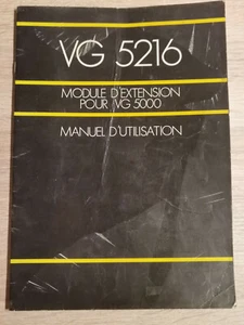 MICRO ORDINATEUR CONSOLE PHILIPS EXTENSION VG 5000 NOTICE SEUL MANUAL ONLY - Picture 1 of 3