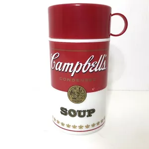 Vintage Campbells Soup Thermos Bottle Container Red Top Hot or Cold 11.5oz - Picture 1 of 7