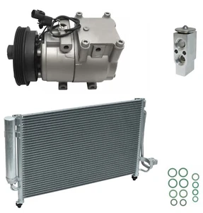 RYC Remanufactured AC Compressor Kit W/ Condenser E075A Fits Kia Rio 1.6L 2003 - Bild 1 von 6