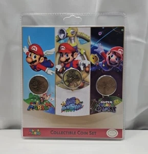 Sunrise Identity Nintendo Mario All-Stars Collectible Coin Set - Pack of 3 - Picture 1 of 2