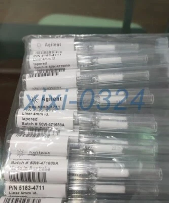 3pcs NEW  Agilent  5183-4711  Gas chromatography liner   DHL shipping - Image 1 of 4