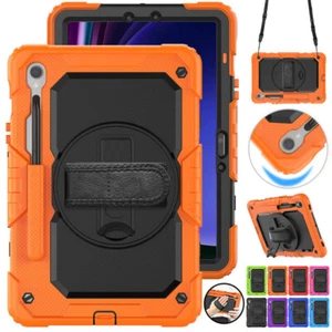 Case For Samsung Galaxy Tab S9/S9 Plus 2023 Heavy Duty Rugged Kickstand Cover - Picture 1 of 22