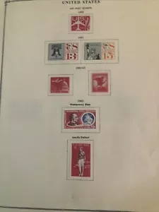 Collection Us Mint Used On Pages Mounted airmail President Issue 1938 N86 - Picture 1 of 11
