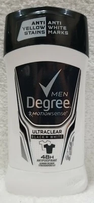 Degree Ultraclear Anti Yellow White Stains ANTIPERSPIRANT Men 2.7 oz/76g New - Image 1 of 4