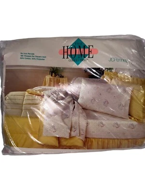 全新包装 JCPenney Home Collection 全贴合床单荷兰花卉 180 线数 — 第 1/3 张图片