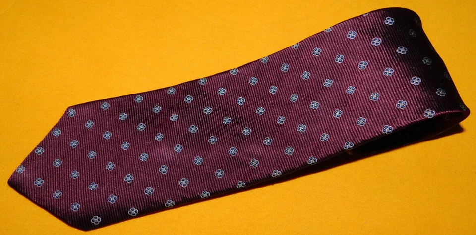 CORBATA FLORAL BROOKS BROTHERS HECHA EN EE. UU. ROJA/AZUL/AMARILLA - CORBATAS DE DISEÑADOR. Foto 1 de 3