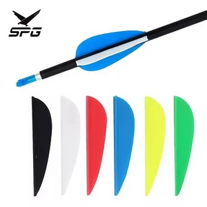 30/60pcs 2" Archery Arrow Feather TPU Fletches Fletching Right Wing Arrow DIY - Picture 1 of 65