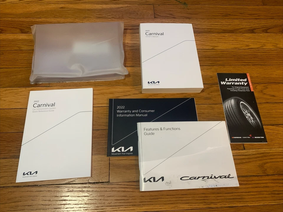 2022 Kia Carnival Owners Manual With Case And Navigation OEM Free Ship - Image 1 of 1