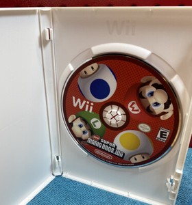 Neu Super Mario Bros (Nintendo Wii, 2009) Disc nur SIEHE GETESTETE Bilder! SCHARF 🙂