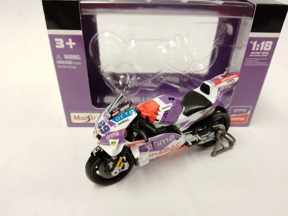 Maisto Ducati Desmosedici GP #89 Martin PRAMAC MotoGP 2022 1/18 36390#89 - Photo 1/3
