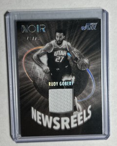 2021-22 Panini Noir Rudy Gobert Newsreel Jersey /75