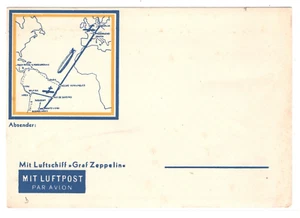 GERMANY HINDENBURG ZEPPELIN Air Mail Unused *LZ* Envelope SOUTH AMERICA MA1472 - Picture 1 of 12
