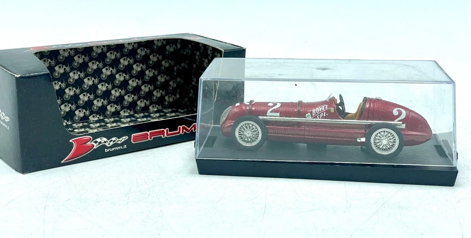 Brumm MASERATI 8C TF BOYLE 1939 INDIANAPOLIS BRUMM R075 1:43 #AF - Immagine 1 di 4