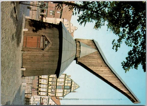 Stade Dorf Elbe Historischer Kranich Am Alten Hafen Deutschland Europa Vintage Postkarte - Bild 1 von 2