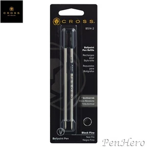Cross Ballpoint Refill Fine Black - Dual Pack - Picture 1 of 1