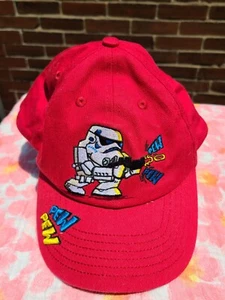 Disney Parks Stormtrooper Pew Pew Star Wars Cap Size Youth Red - Picture 1 of 6