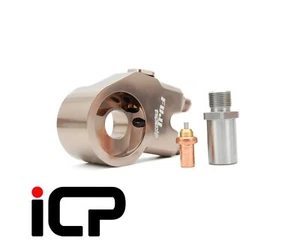 Thermostatic Oil Cooler Adaptor 80c AN10 Fits: Subaru Impreza WRX STi EJ20 EJ25 - Picture 1 of 4