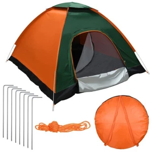 3-4 Person Camping Tent Waterproof Room Fishing Tent Outdoor Hiking Backpack - Picture 1 of 7