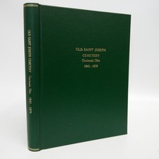 Old St Joseph Cemitério índice de Enterros 1845-1879 - Cincinnati-Ohio-Genealogia