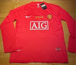 Manchester United F.C. Cristiano Ronaldo #7 Langarm Trikot Large Rot Neu mit Etikett - Bild 1 von 2