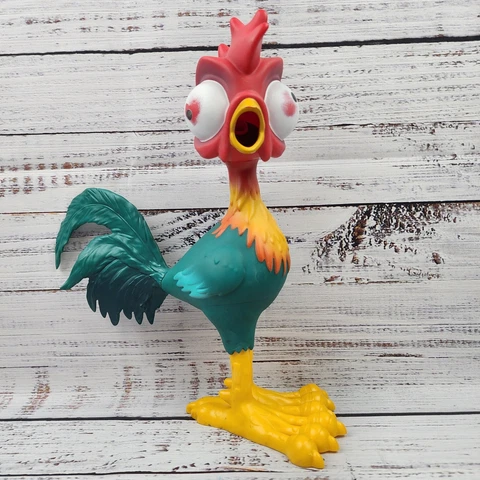 Disney MOANA Squeeze And Scream Hei Hei Toy 12" Chicken Rooster Hey Hey Works Cover