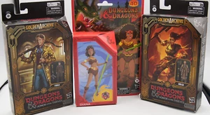 Dungeons & Dragons Action Figure Set – Golden Archive Holga, Forge & Diana – New - Picture 1 of 4