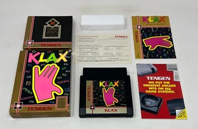 NES Nintendo - Klax - Tengen - CIB Complete in Box w/ All Inserts - Tested - Image 1 of 4